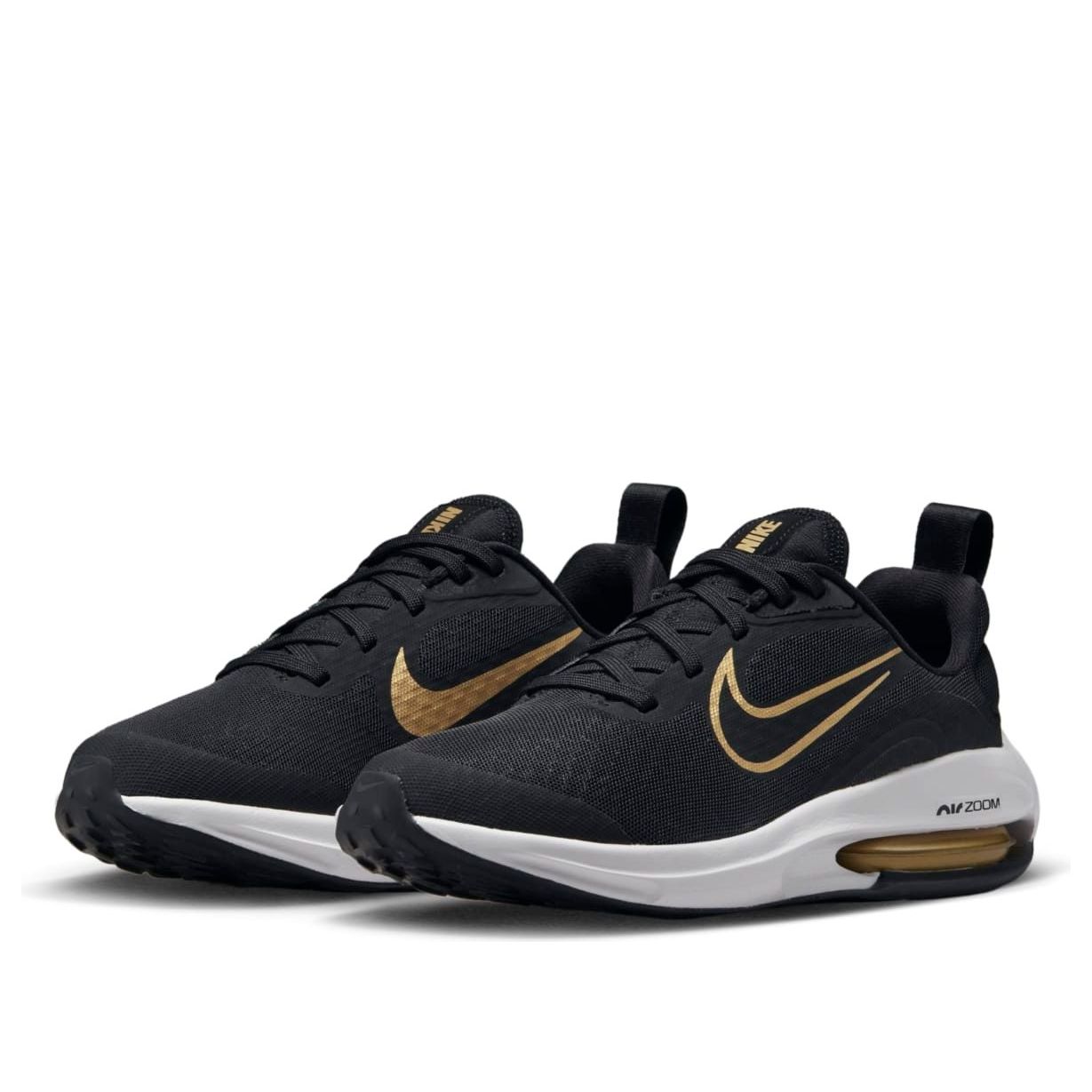 (GS) Nike Air Zoom Arcadia 2 'Black Metallic Gold' DM8491-001