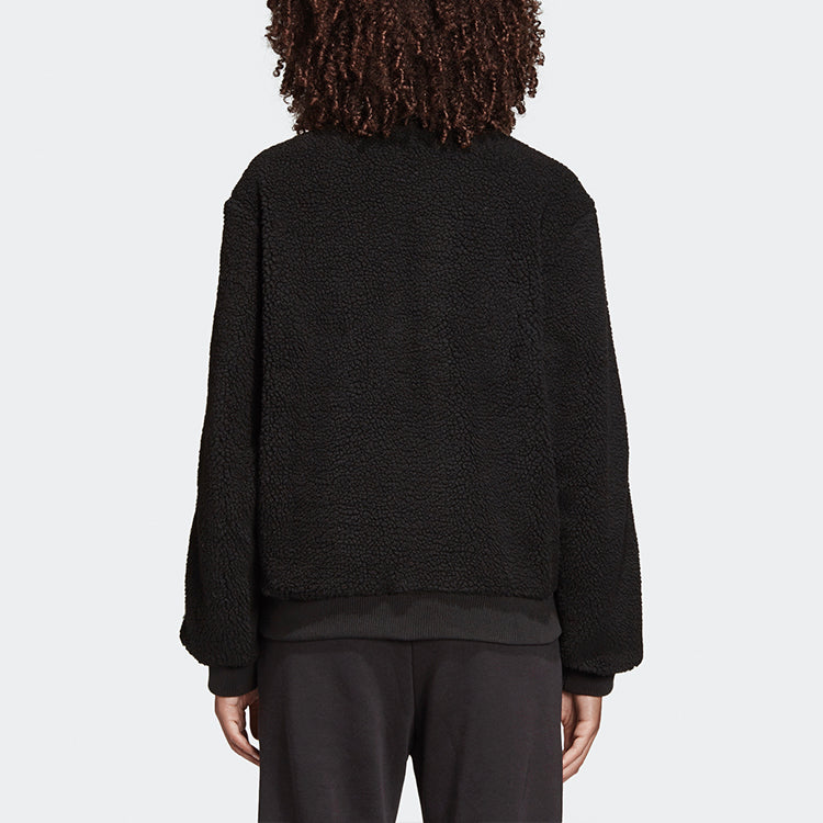 (WMNS) adidas originals Pattern Jacket Black DY0872