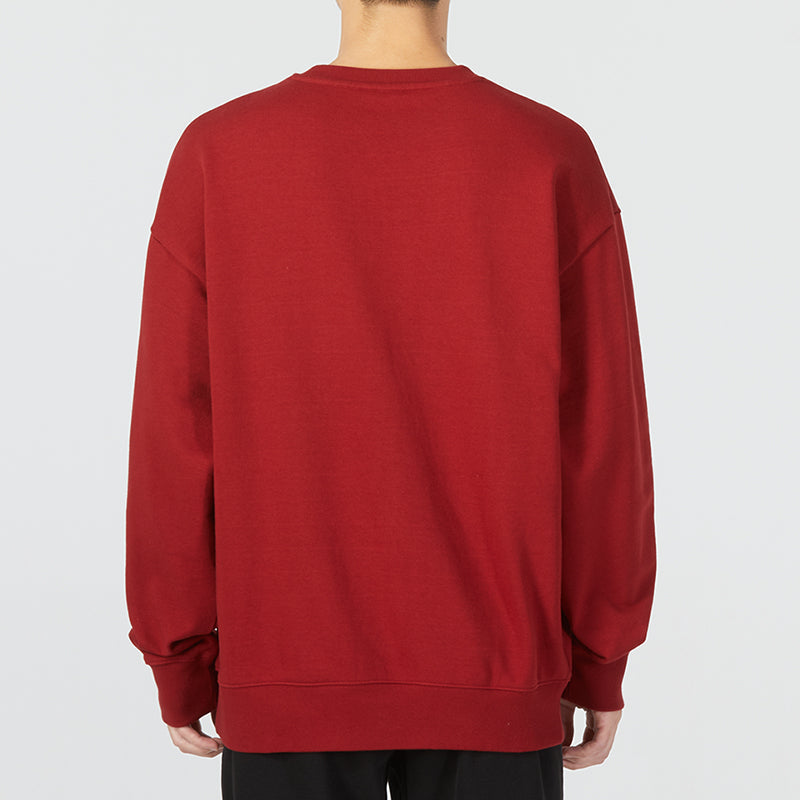 PUMA Das CC Graphic Crew Sweater 'Red' 539908-22