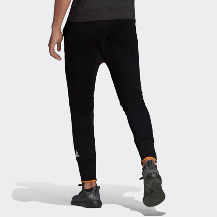 adidas Logo Knit Bundle Feet Sports Long Pants Black EB5248