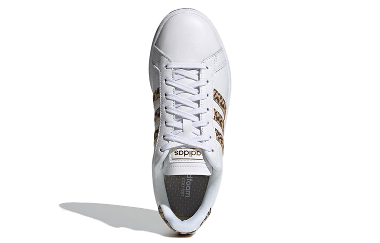 (WMNS) adidas neo Grand Court 'White Brown' FY8949