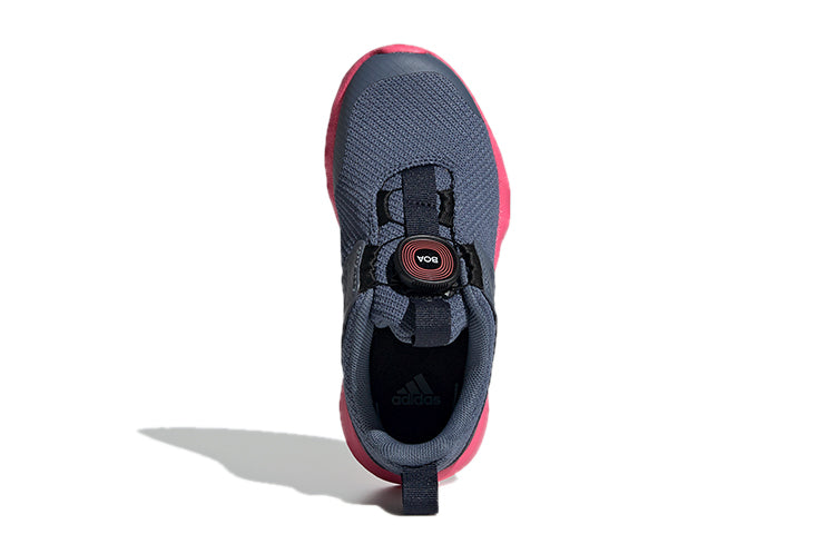 (GS) adidas Rapidaflex Boa K Shoes Blue/Pink G26119