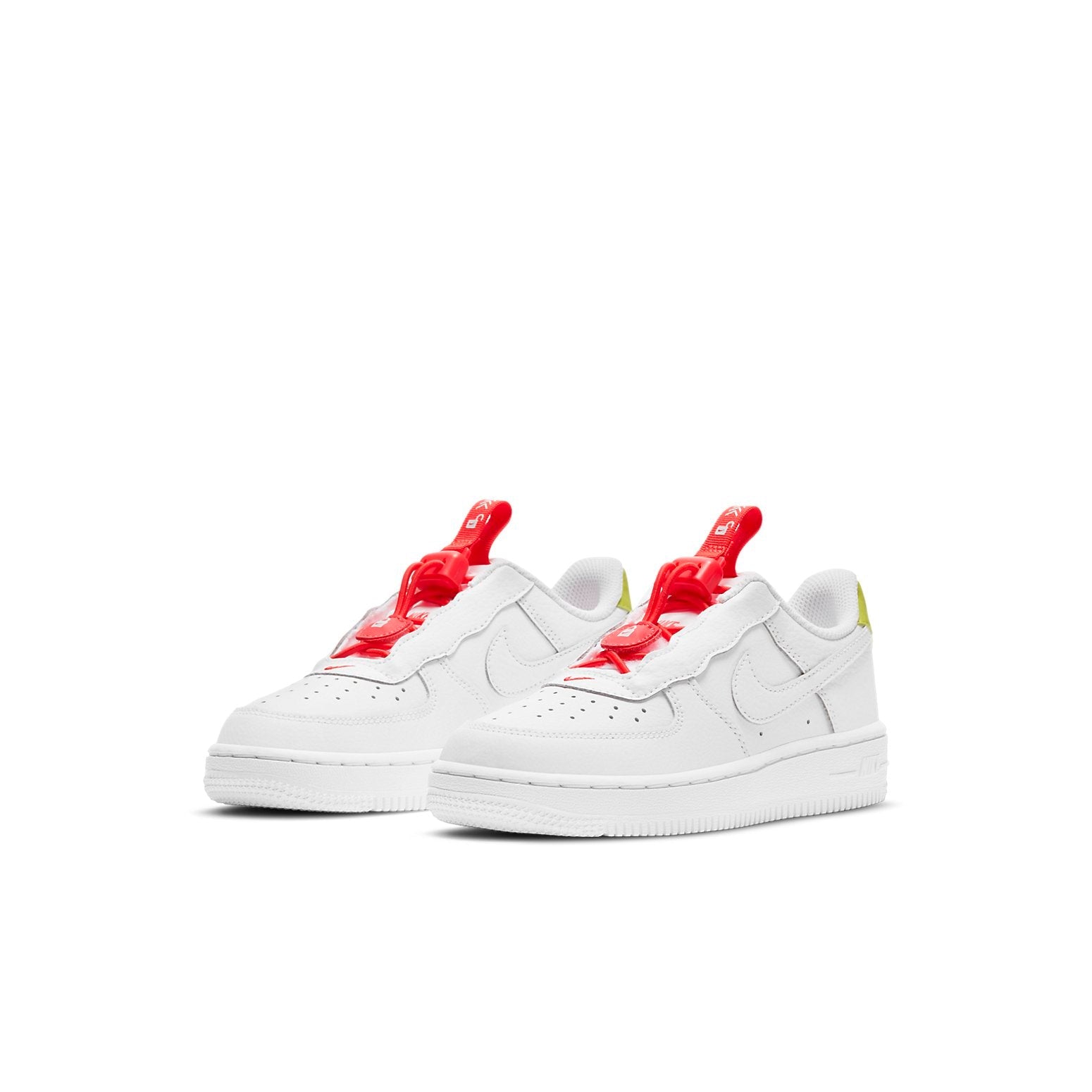 (PS) Nike Force 1 Toggle 'White Bright Crimson' CU5287-102