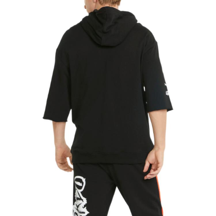 PUMA Rkdo Short Sleeve Hoodie 'Black' 533981-01