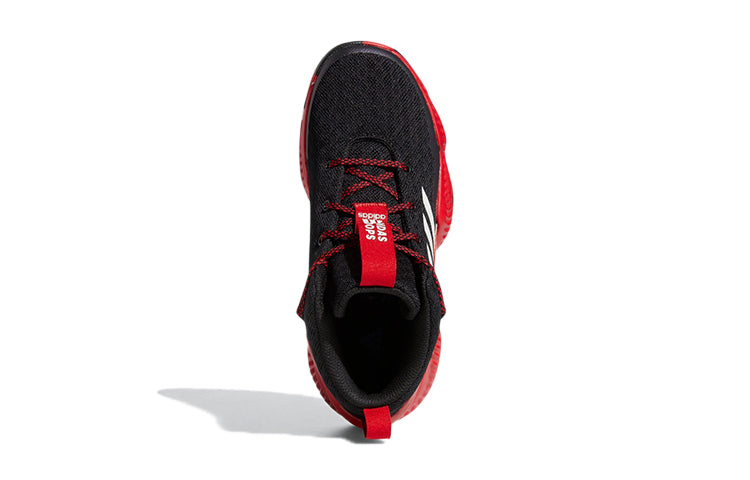 (GS) adidas Lockdown J Wear-resistant Non-Slip Black Red GZ3083