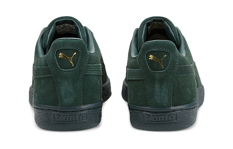 PUMA Suede Mono XXI Minimalistic Cozy Retro Low Tops Casual Skateboarding Shoes Unisex Green 381176-06