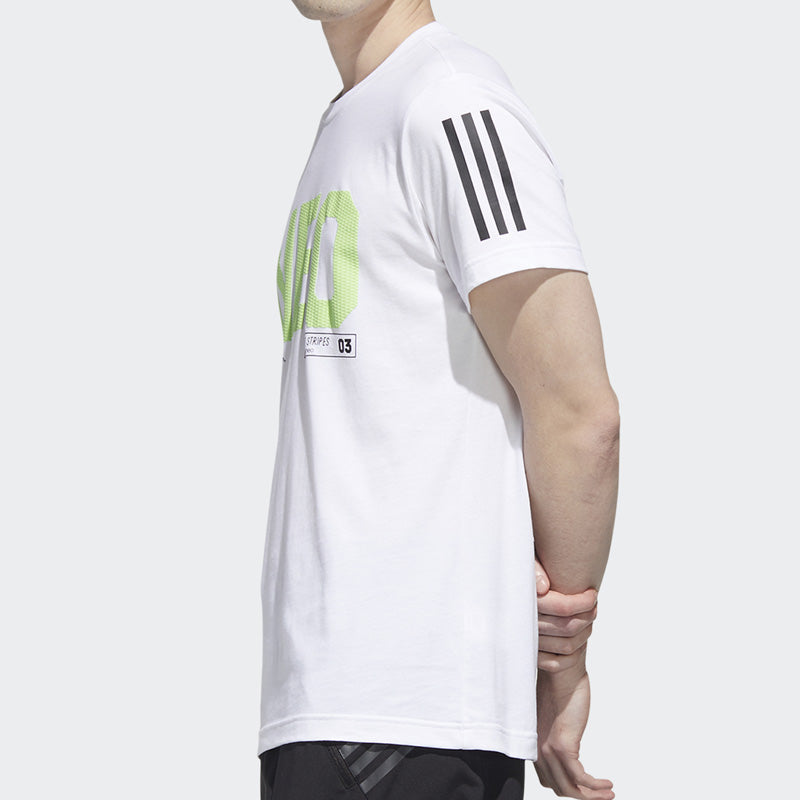 adidas neo M CS TEE 3 Sports Short Sleeve White GP5731