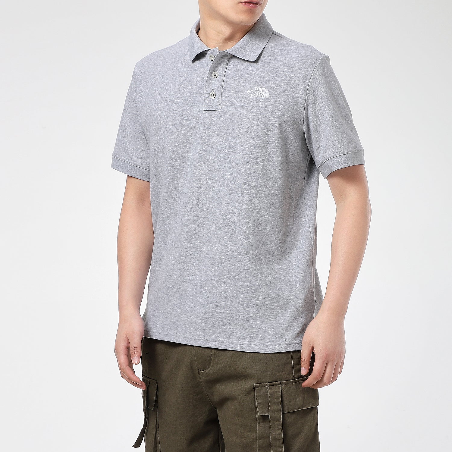 THE NORTH FACE Polo T-Shirts 'Grey' NF0A5B1O-DYX