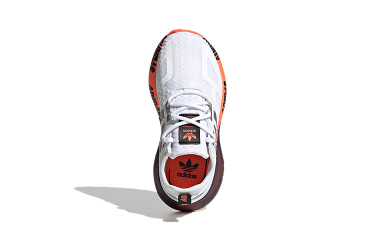 (PS) adidas originals ZX 2K Shoes White/Orange FY2639