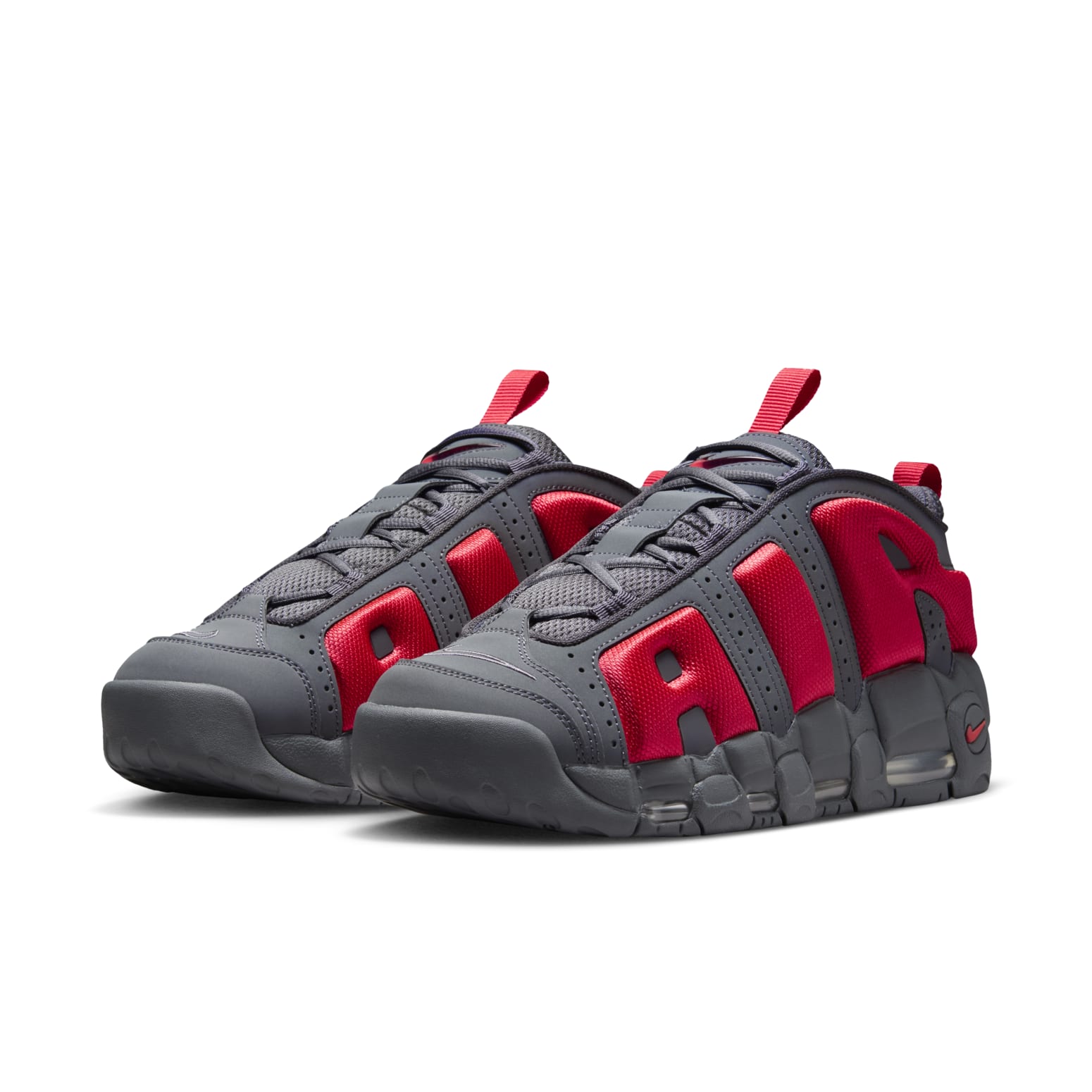 Nike Air More Uptempo Low 'Dark Grey Light Crimson' FZ3055-002