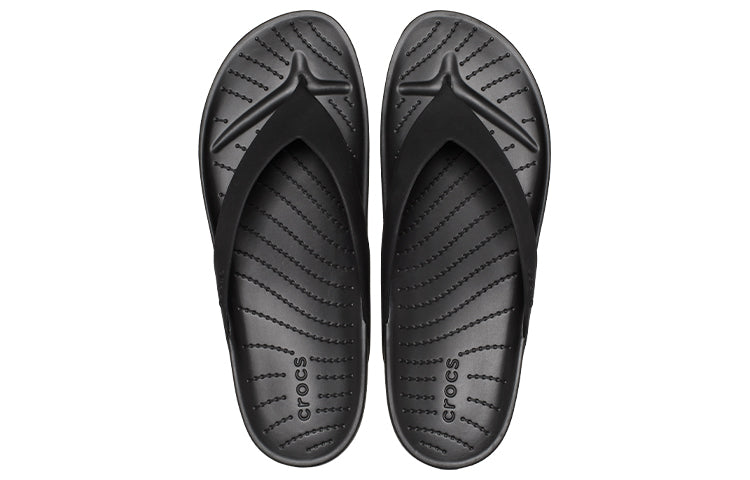 (WMNS) Crocs Splash Flip 'Black' 208218-001