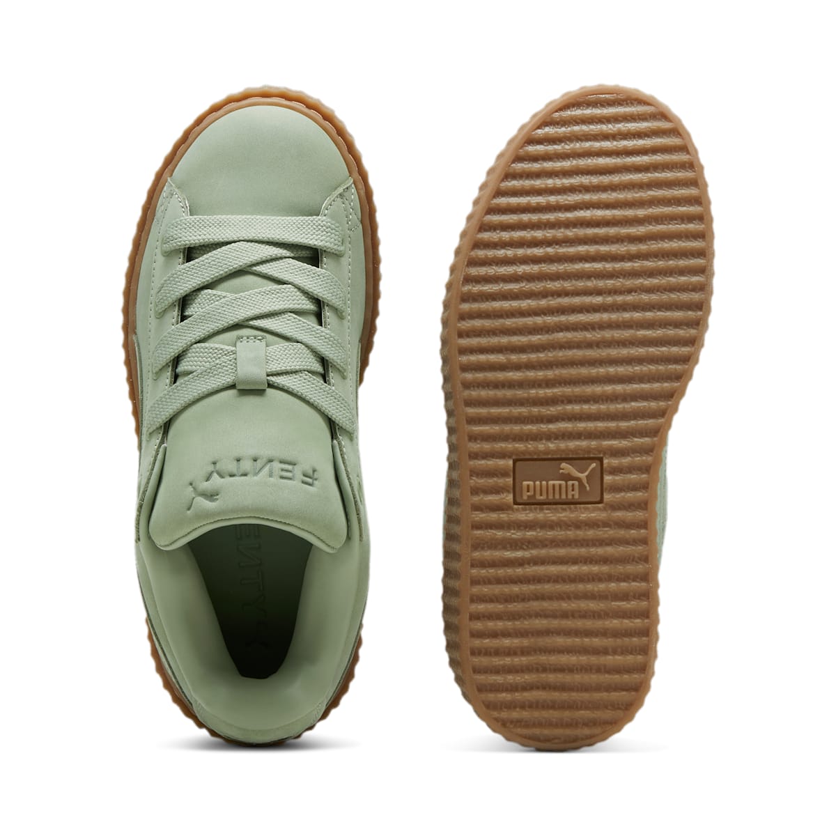 (GS) PUMA x Fenty Creeper Phatty 'Earth Tone Pack - Green Fog' 399866-02