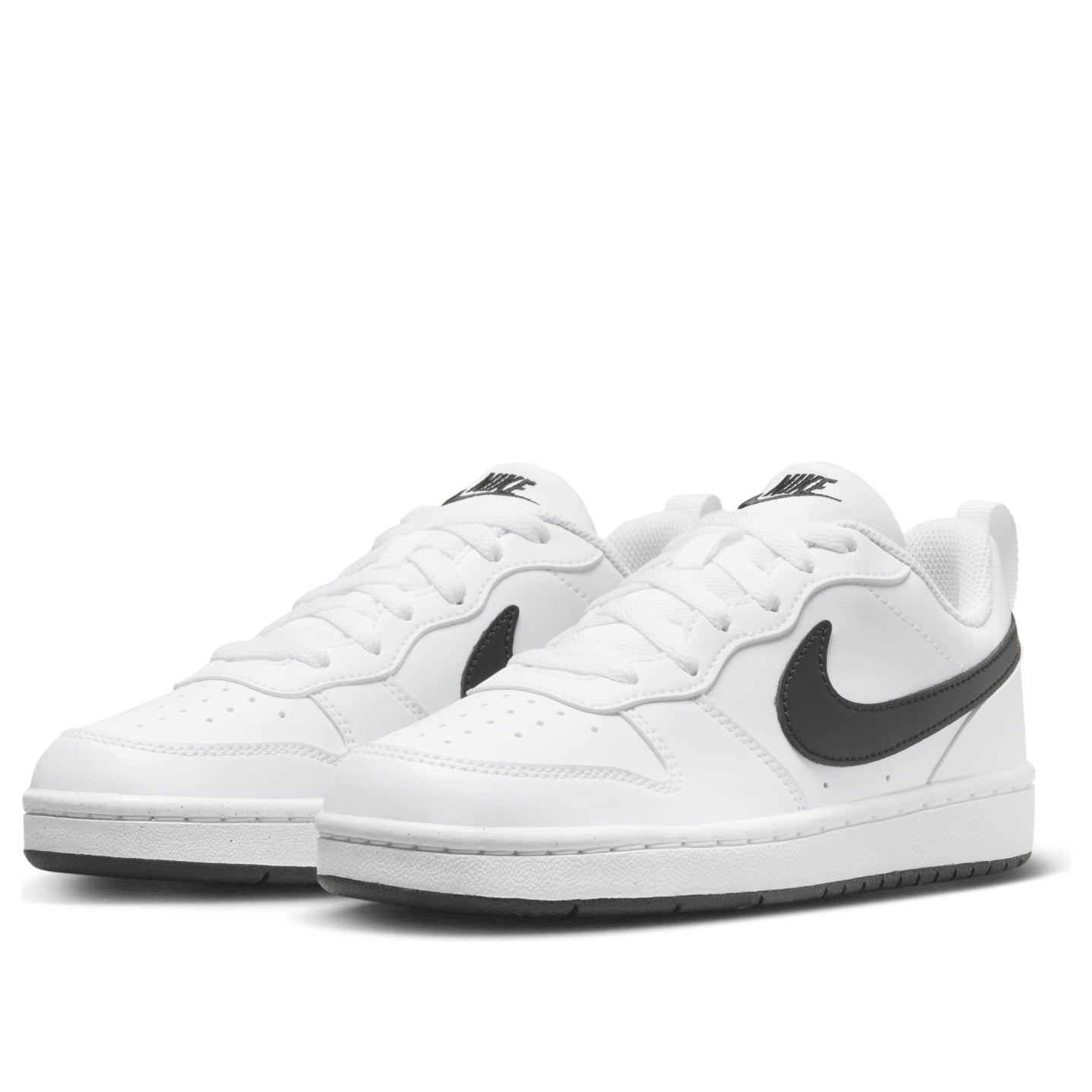 (GS) Nike Court Borough Low Recraft 'White Black' DV5456-104