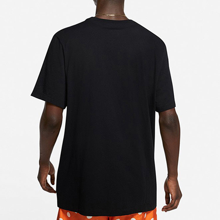 Nike Sportswear Futura Alphabet Logo Printing Short Sleeve Black CW7072-010