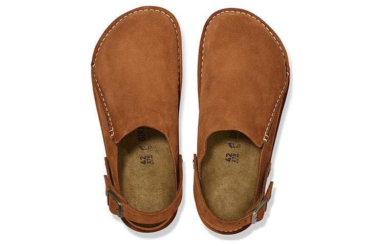 Birkenstock Lutry Premium Suede Leather 'Mink' 1025335