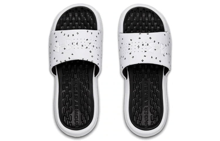 (WMNS) Under Armour Playmaker Micro 'White Black' 3022724-100