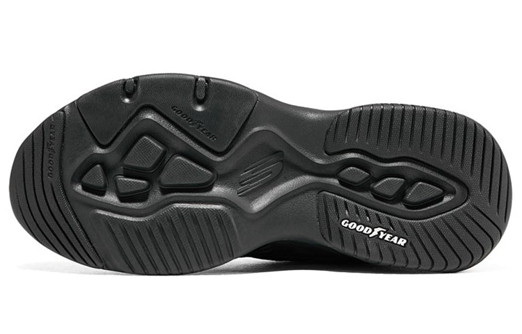 (WMNS) Skechers DLITES 4.0 'Black Silver' 896080-BBK