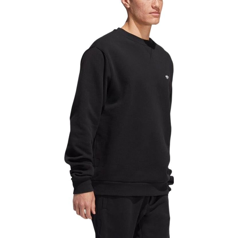 adidas Heavyweight Shmoofoil Crewneck Sweatshirt 'Black' HK9868