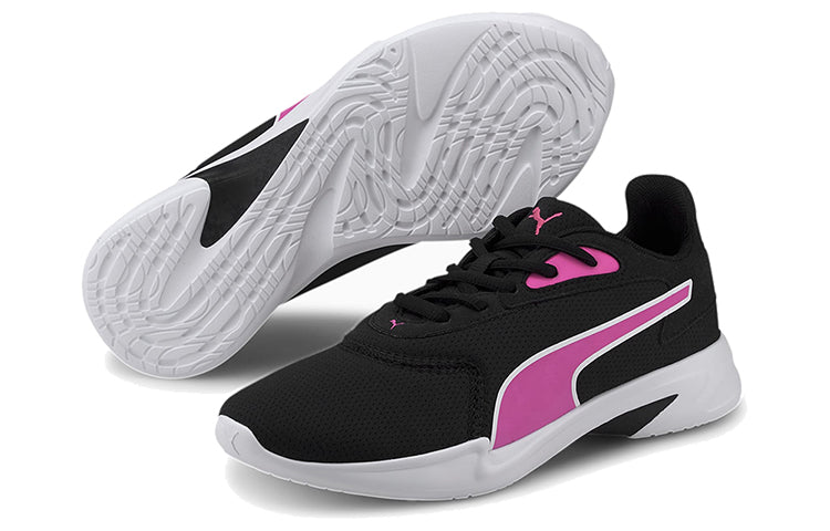 (WMNS) PUMA Jaro Neon Low Running Shoes Black/Pink/White 193691-01