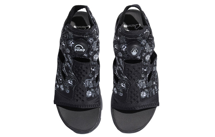 (WMNS) Reebok Instapump Fury Sandal 'Black White' FW6018