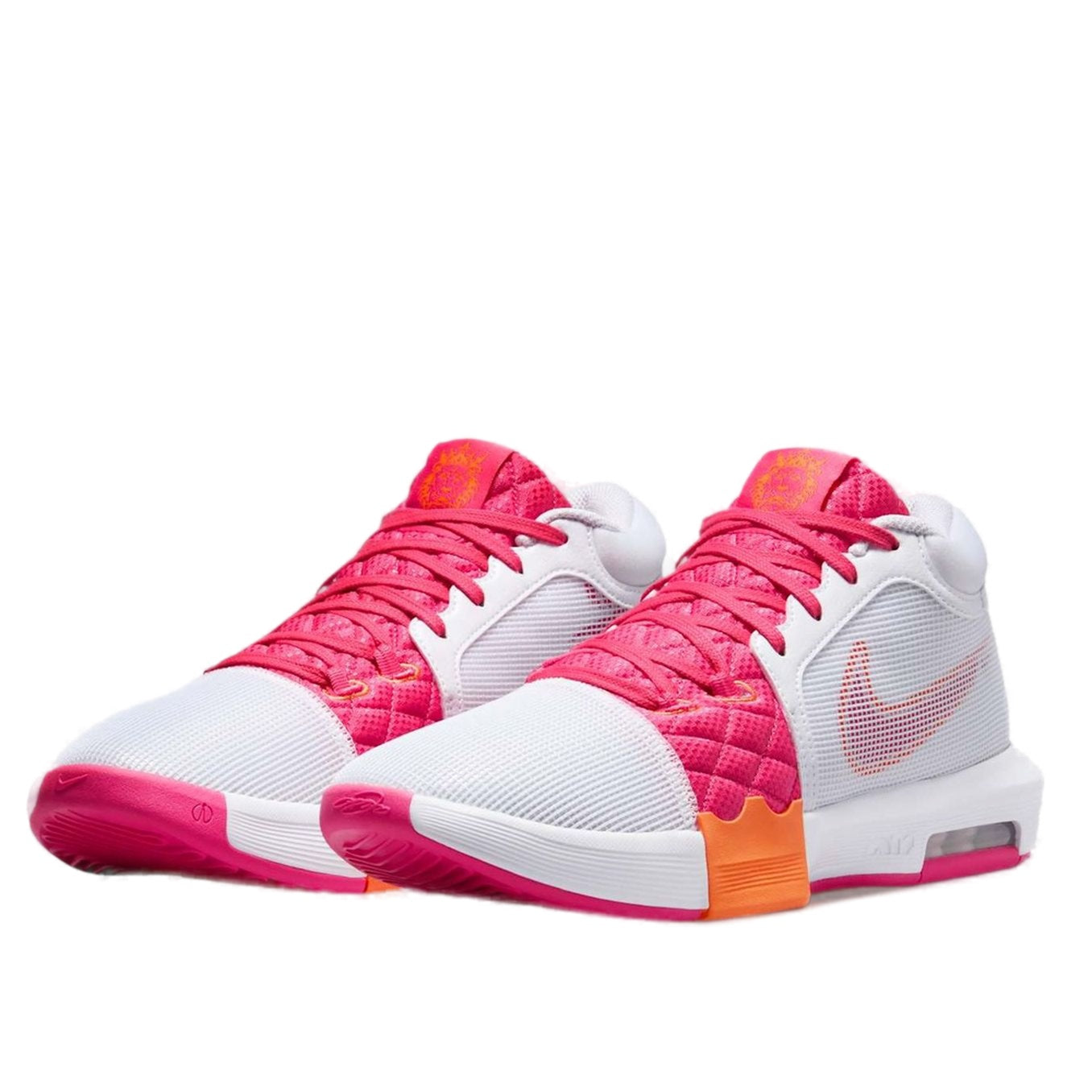 Nike LeBron Witness 8 EP 'White Bright Mandarin Pink' FB2237-104
