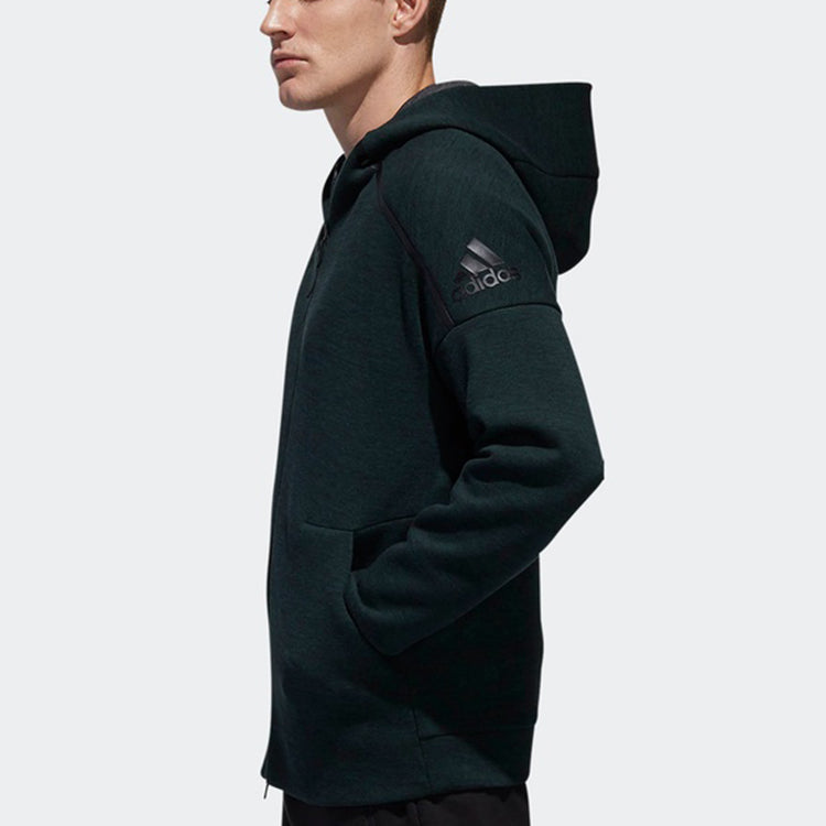 adidas Sports Knit Jacket Dark Green DY5782