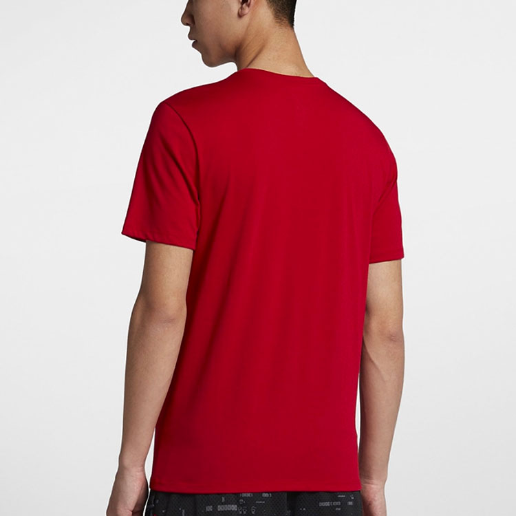 Air Jordan slamdunk Photo Printing Sports Short Sleeve Red 915935-687
