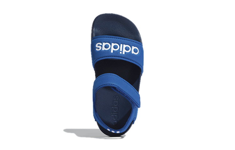 (GS) adidas Adilette Sandal K Blue Sandals 'Blue Black' EG2133