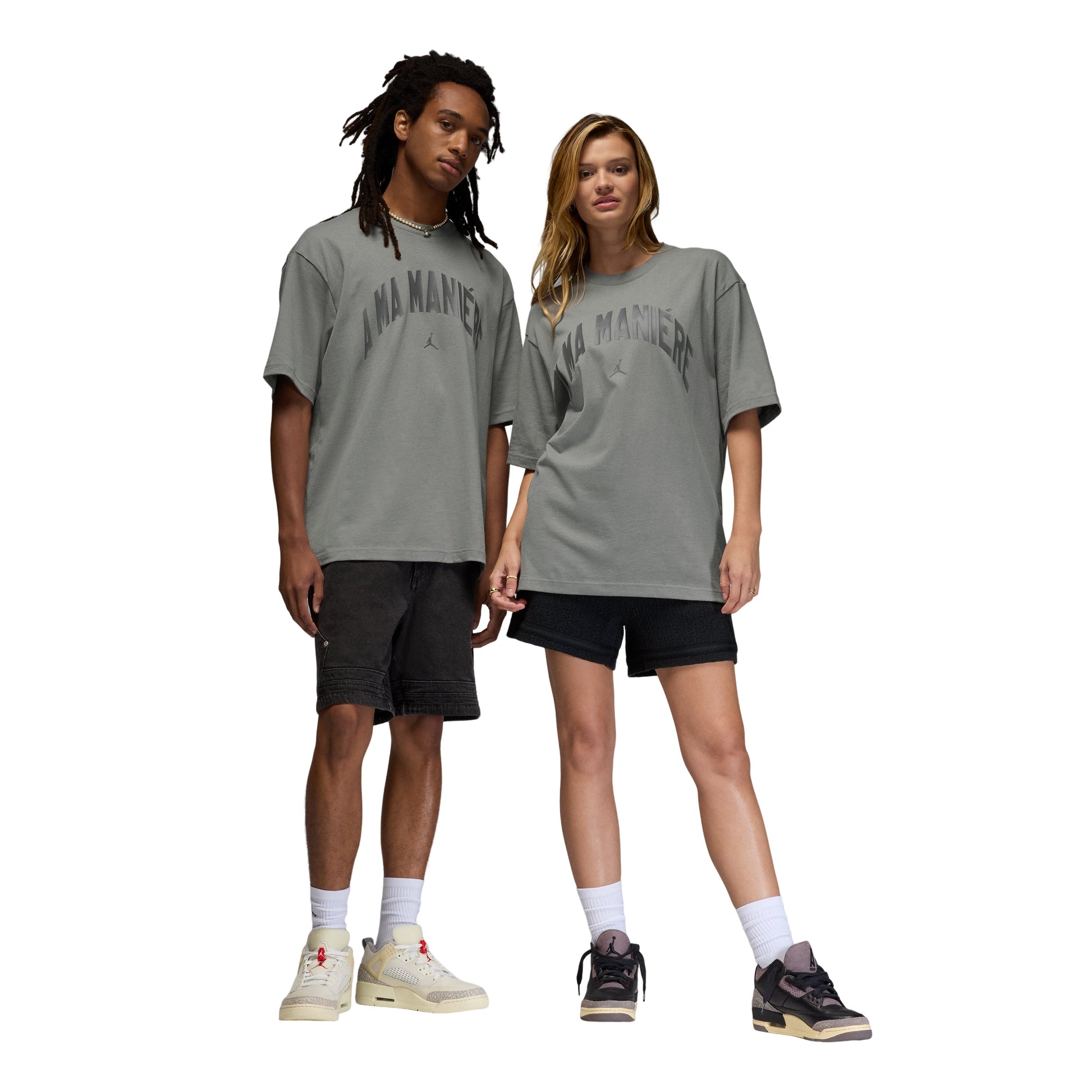 Air Jordan x A Ma Maniere T-Shirt 'Flat Pewter' HF0538-029