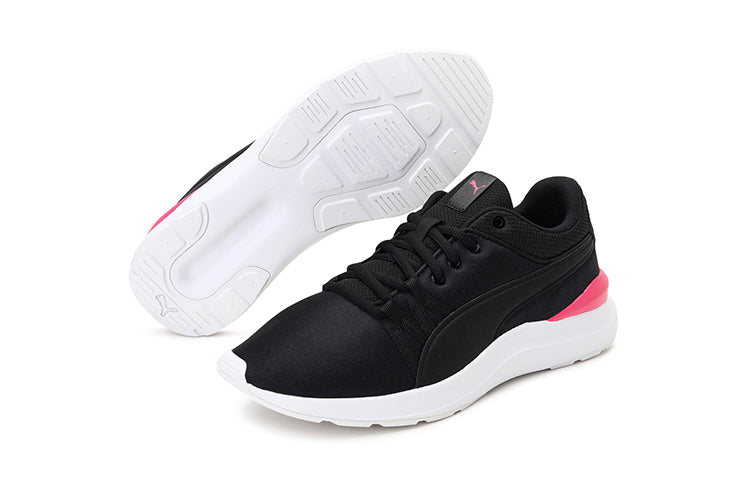 PUMA Adela Satin Jr K Black/White/Pink 369086-01