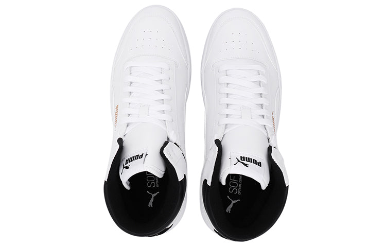 PUMA Shuffle Mid WTR 'White Black Team Gold' 385551-01