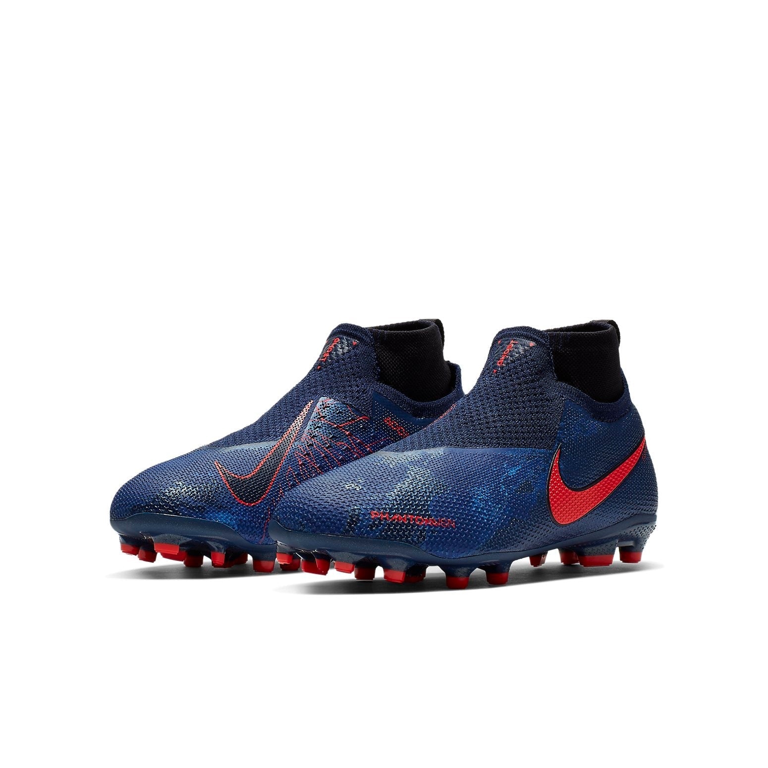 (GS) Nike Phantom Vision Elite DF FG MG 'Navy Blue Black White' AO3289-440