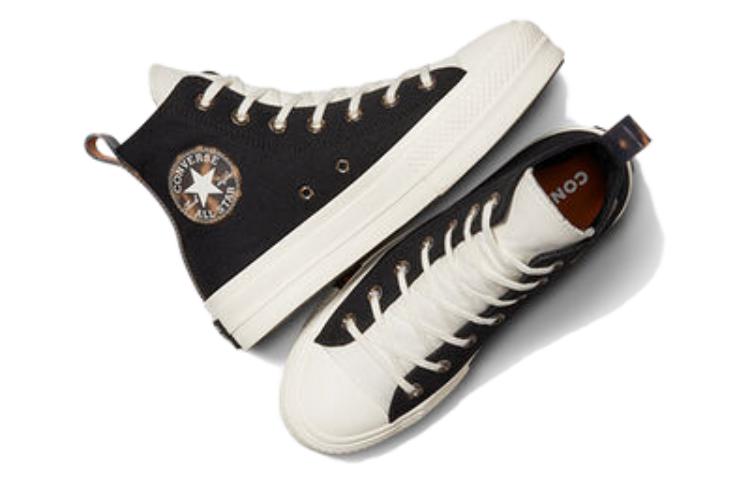 (WMNS) Converse Chuck Taylor All Star Lift Tortoise High Top 'Black' A05257C