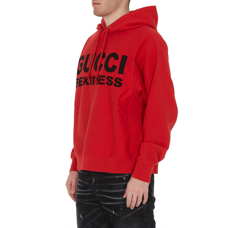 Men's Gucci Sexiness Logo Printing Red 569828-XJCK2-6249