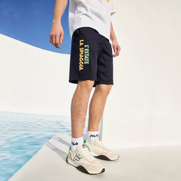 FILA Cotton Casual Breathable Sports Shorts Blue F11M128657F-NV