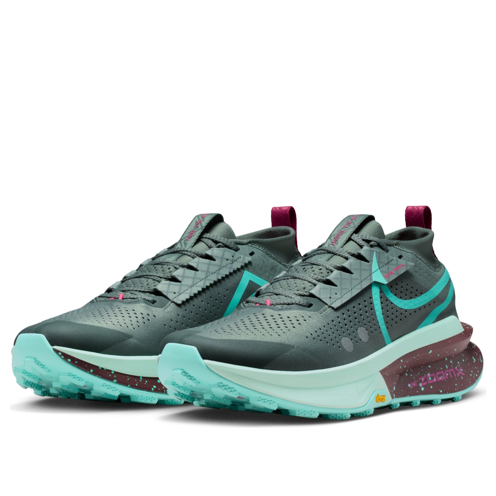 Nike ZoomX Zegama 2 'Clay Green Mint Foam Burgundy'  FD5190-303