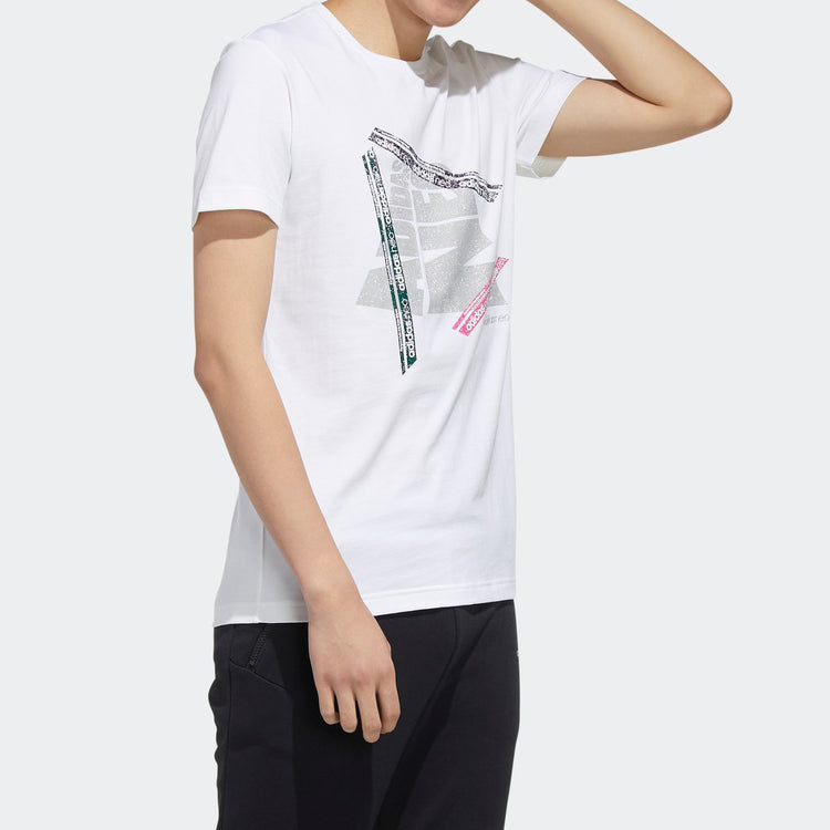 adidas neo M Fsves Printing Short Sleeve White FP7302