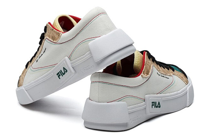 (WMNS) Fila Fusion Shoes 'Beige Teal White' T12W125110FSO
