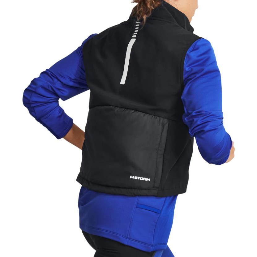 (WMNS) Under Armour Strm Session Run Vest 'Black' 1378502-001