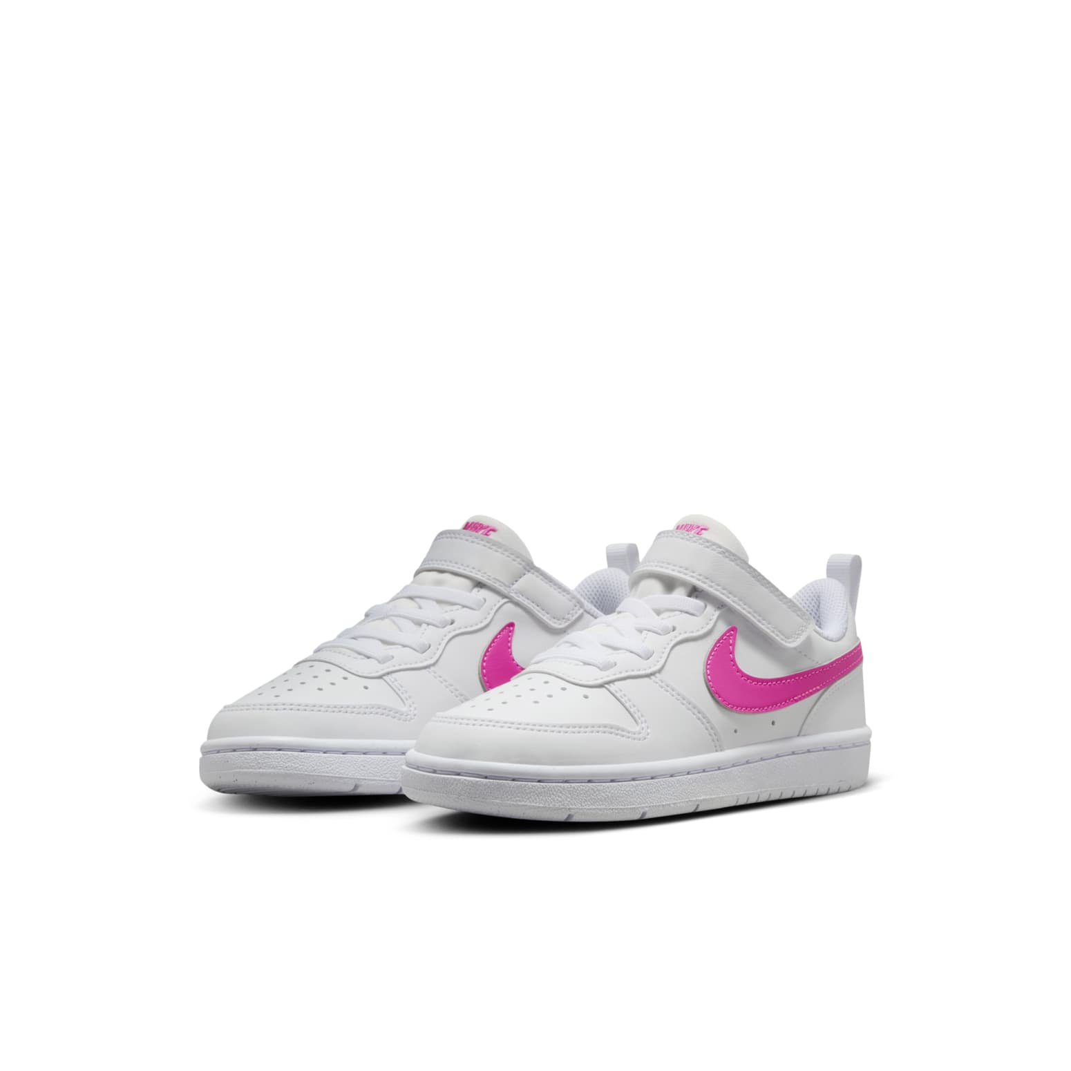 (PS) Nike Court Borough Low Recraft 'White Laser Fuchsia' DV5457-113