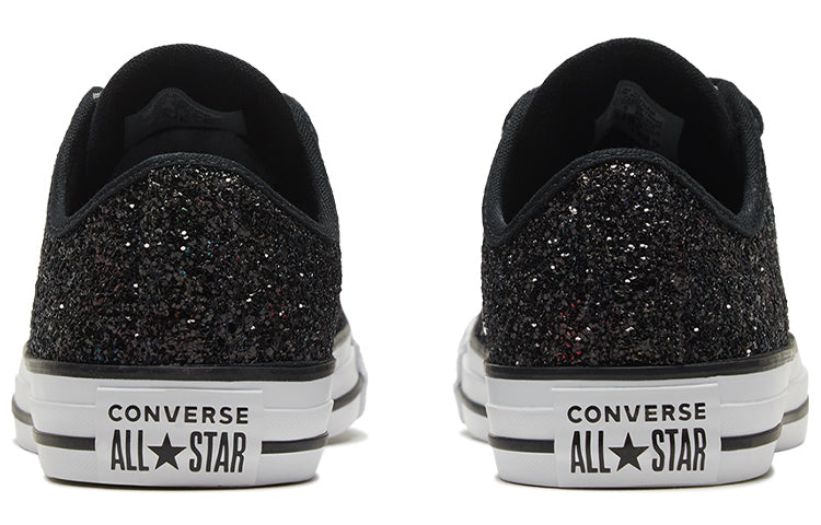 (WMNS) Converse Chuck Taylor All Star Low 'Glitter Shine - Black' 569405C