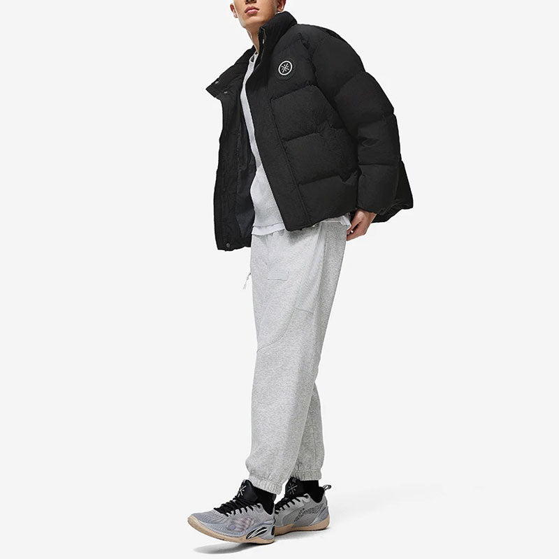 Li-Ning Way Of Wade Graphic Short Down Jacket 'Black' AYMT153-1