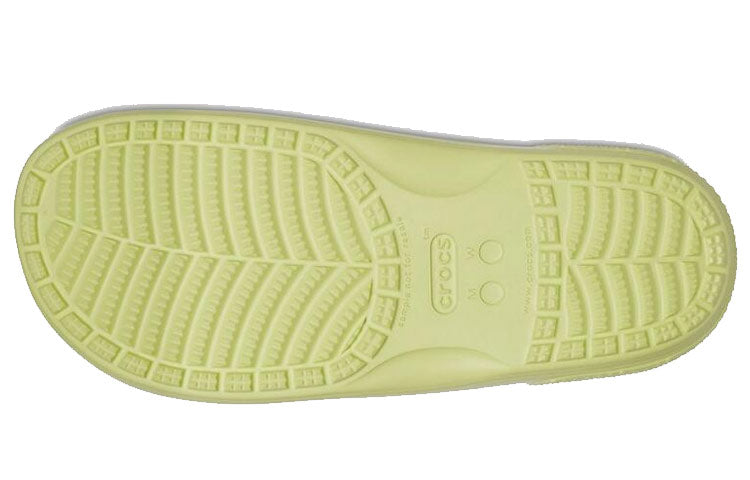 Crocs Soft Sole Cozy Sports Unisex Yellow Sandals 206761-3U4
