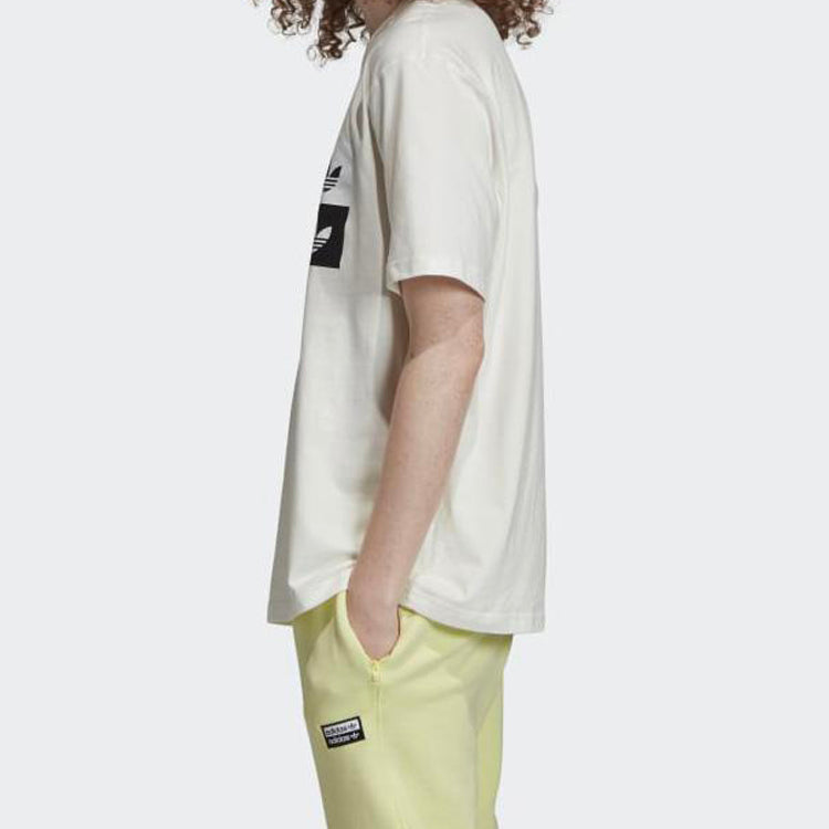 adidas originals Vocal Logo Tee Printing Short Sleeve White ED7195
