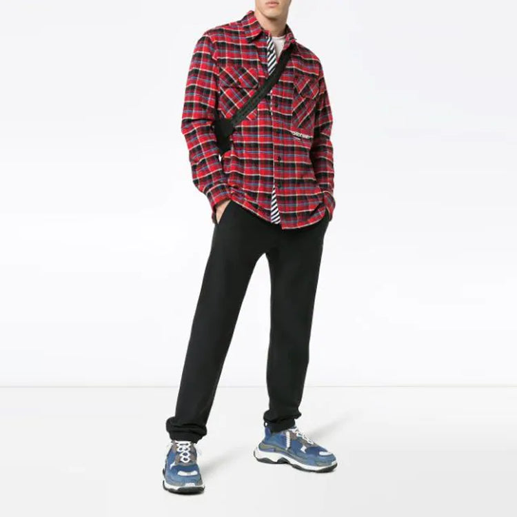 Off-White c/o Virgil Abloh Men's Multicolor Check Shirt Multicolor OMGA060F18A270152001