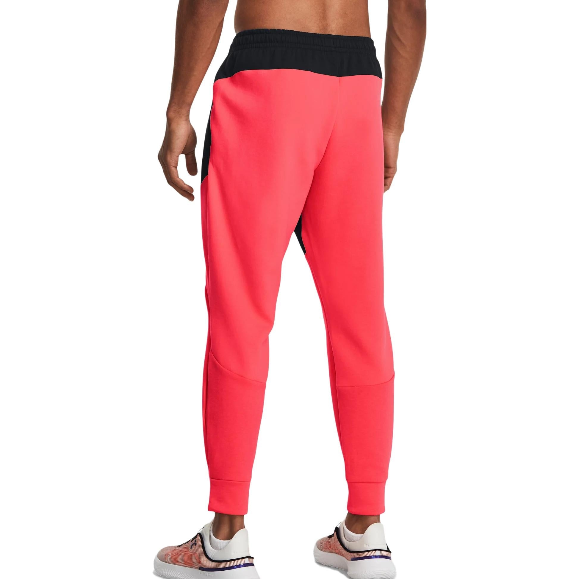 Under Armour Unstoppable Fleece Training Pants 'Black Red' 1379808-002