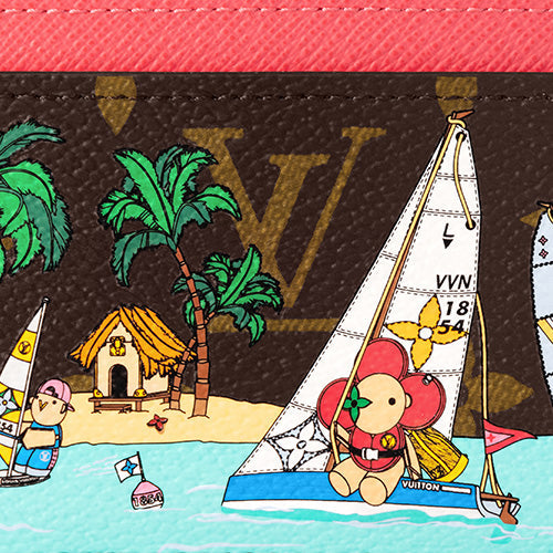 (WMNS) LOUIS VUITTON Card Holder Monogram Canvas 'Dragon Fruit Pink' M82853