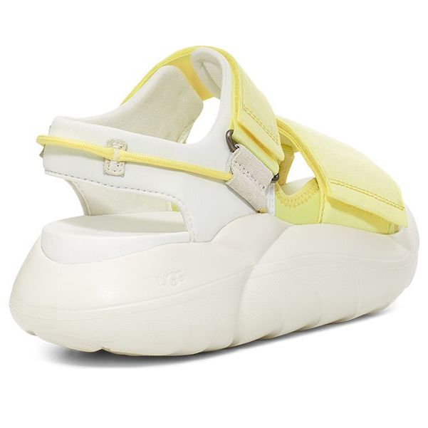 (WMNS) UGG LA Cloud Strap Flatform Sandal 'Neon Green White' 1125103-LELI