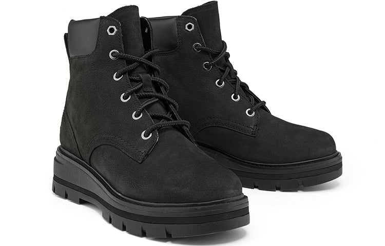 (WMNS) Timberland Cheyenne Valley Mid Wide Fit Boot 'Black Nubuck' A2JV7W