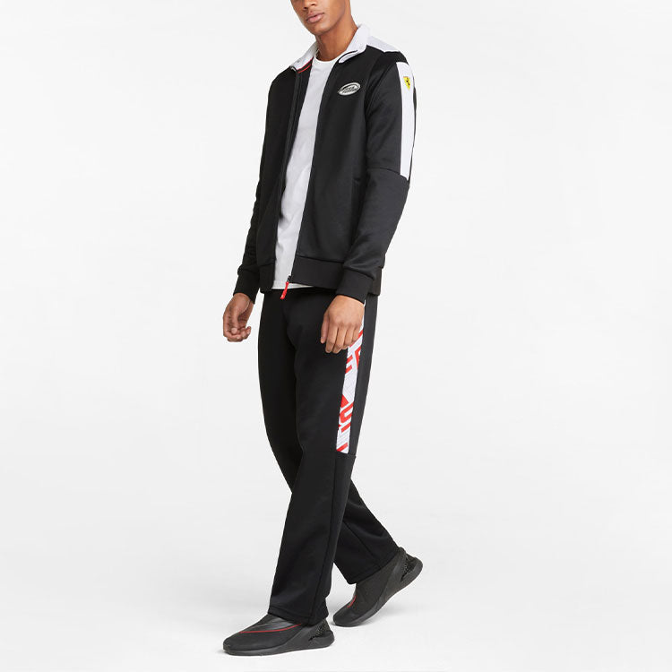 PUMA Ferrari Race T7 Track Jacket 'Black' 533722-01